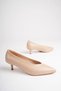 Woman's beige 4 cm thin heeled stiletto tr05ms02b - 5