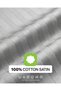 210TC Cotton Satin King Stripes Bed Sheet Set 3PC | Soft Breathable Satin Flat Sheet 274x260 cm | 2 pillowcase 50x75 cm | OEKO-TEX & ECAS Certified - 4