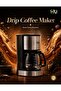 HU 1.5L Coffee Maker – 800W Drip Coffee Machine with Keep Warm Function, Anti-Drip System, Overheating Protection & 12-Cup Capacity for Home & Office