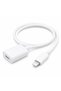 1 Meter Lightning Extension Cable Male to Female Extension Cord Compatible with Iphone, White Cable and Female Lightning Input |   Zr81 - 4