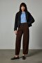 Gabardine Pants with Belt Detail - 2