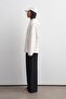 Hooded Textured Cardigan White - 4