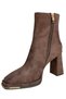 26K414-5 Imported Microfiber Suede Classic Women's Boots with Blunt Toe and Heel - 3