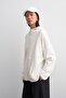 Hooded Textured Cardigan White - 3
