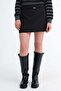 Belted Mini Skirt E02829 - 2