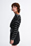 Boat Neck Striped Knit Sweater K3525 - 4