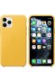 Leather Case iPhone 11 Pro Κίτρινη - 2
