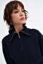 Zippered Knitwear Sweater K10332 - 4