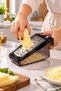 L-00669 Stainless Steel Grater with Prism Chamber Black – Large Chamber Grater for Cheese, Cheddar, and Vegetables - 2