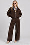 Bomber Jacket Pants Premium Selection Set Lby0100 Brown - 3