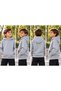 Boys' Hooded Oversized Sweatshirt with Kangaroo Pocket - 2