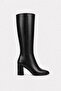 Women's Casual Pointed Toe Stylish Modern Classic Elegant Thick Heeled Rustic Boots - 2