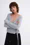 Double-Breasted Knitwear Cardigan H3547