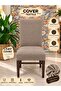 6 Pcs Chair Cover Plain Classic Model Chair Cover Bench Pouf Chair Cover***** 6 Pcs