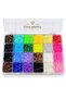 Stone Art 24 Colors Sticky Stone, Pen, Tweezers, Glue as a Gift (Approximately 14,000 Pieces) - 2