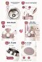 Diller 420 ml Single Lid With/Without Straw Dual Use Steel Thermos Water Bottle with Strap 6 Hours Hot/ - 2