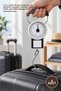 4 Pieces Handheld Scales – 2-in-1 Built-In Tape Measure, 35 Kg/80 lb Capacity, Stainless Steel Hook, Portable Hand Scale Luggage Scale