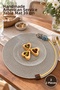 2 Pieces of Jute Knitted Floral Placemats – Handmade American Table Mats Placemat 39 cm
