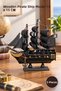 5 Wooden Pirate Ships – Wooden Model 15 X 15 Cm, Figure and Wooden Pirate Ship Model