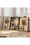 Sea View and Olive 3 Piece Wooden Framed Painting Act - 2