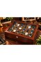 Watch Box 18-Piece Walnut Plain Patterned - 4