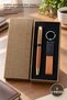 3-Piece Boxed Pen Keychain Set – Specially Designed Box, Metal Rollerball Pen and Leather Keychain, Gift Set Pen Keychain