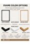 Natural Wood Framed Coffee Rise and Grind Wall Decor Painting Set for Coffee Corner Kitchen - 2