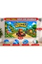 Super Bear Birthday Vinyl Backdrop |   Happy Birthday |   Children's Party Decoration Birthday Party Set Ornament