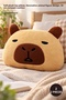 2 Pieces Plush Capybara Pillow – Soft Plush Toy Pillow, Decorative Animal Figure Design, 30 cm Compact Pillow Cushion