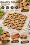17.8 X 18.8 cm Rectangular Glossy Wooden Bead Trivet Pot Teapot Base - 5