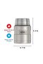 Stainless King Sk3000 0.47 L Stainless Steel Food Thermos – Vacuum Insulated, with Spoon - 3