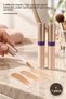1 Piece Liquid Under-Eye Concealer Set – High Coverage Liquid Concealer in 3 Different Shades, Under-Eye Brightener and Color Corrector
