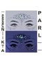 4 Pieces of Pink Stone Makeup Face Ornaments – Adhesive Stone Accessory, Eye and Cheek Stone, Festival Party Makeup, Face Jewel Face Gem - 4