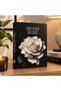 Decorative Book Boxed Candle Holder Stand, Book with Hollow Storage Box, Modern Home and Office Decoration Object