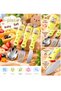 3-Piece Children's Fork, Spoon, and Knife Set with Cute Animal Figures - Stainless Steel Fun Food Set - 2