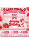 Strawberry Themed Birthday Vinyl Banner 140X100 cm Happy Birthday Birthday Banner Party Ornament Backdrop Decoration Happy Birthday |   Children's Party Decoration Birthday Party Set Ornament - 6