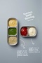 2-Compartment and 3-Compartment Stainless Steel Compartmented Presentation Container - 5