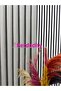 The Eye-Catching Gray Background Curtain with Shimmering Line Details Adds a Stylish and Modern Touch to Your Room. - 7