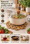 17.8 X 18.8 cm Rectangular Glossy Wooden Bead Trivet Pot Teapot Base - 2