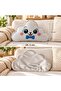 Gray Cloud Pillow with Cute Face Design - Decorative Pillow for Baby and Children's Room 34.5X22 cm - 2