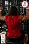 Red Sportsman's Tank Top Unprinted Crew Neck Cotton Sleeveless Tank Top Men's - 4