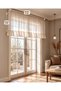 Farbela Curtain Vintage Ruffled Short Kitchen Curtain - 3