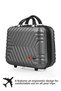 Women's Anthracite Abs Makeup and Hostess Type Unbreakable Handbag Suitcase - 4