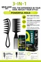 3-Piece Hair Styling Wax Set – Powder Wax + Wax Comb + 3-Way Styling Comb – Strong Hold, Matte Look, Voluminous Hair
