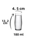 64074 Anason Series Crystal Raki Glass 180 Cc - 6 Pieces - 2