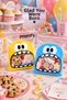 Monster Patterned Transparent Opp Bag 10X10+5 cm Adhesive 100 Pieces 4 Colors Gift and Treat Bag - 7
