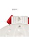 Christmas Metal Spotted and Bowknot Giant Ball Ornament Red White 45 cm - 3