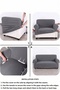 Welsoft Fabric Patterned Stretchable 3 Seater Sofa Cover Sofa Cover Sofa Bed Cover Armchair Cover - 4