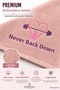 Powder Embroidered Sports Towel Cotton Sweat Absorbent Fitness Pilates Yoga Towel - 2