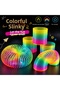 Big Size Magic Colorful Bow Rainbow Stretchy Toy Stress Bow - 6 cm in Diameter - 1 Piece - 4